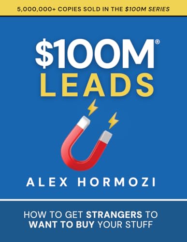 Capa do livro $100M Leads, de Alex Hormozi