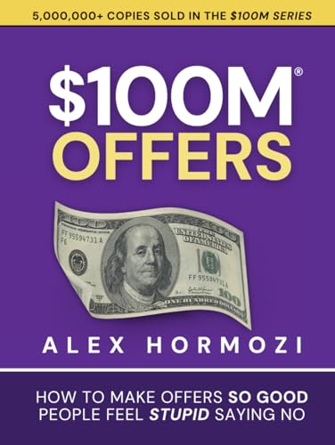Capa do livro $100M Offers, de Alex Hormozi