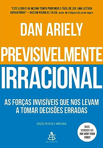 Capa do livro Previsivelmente Irracional, de Dan Ariely